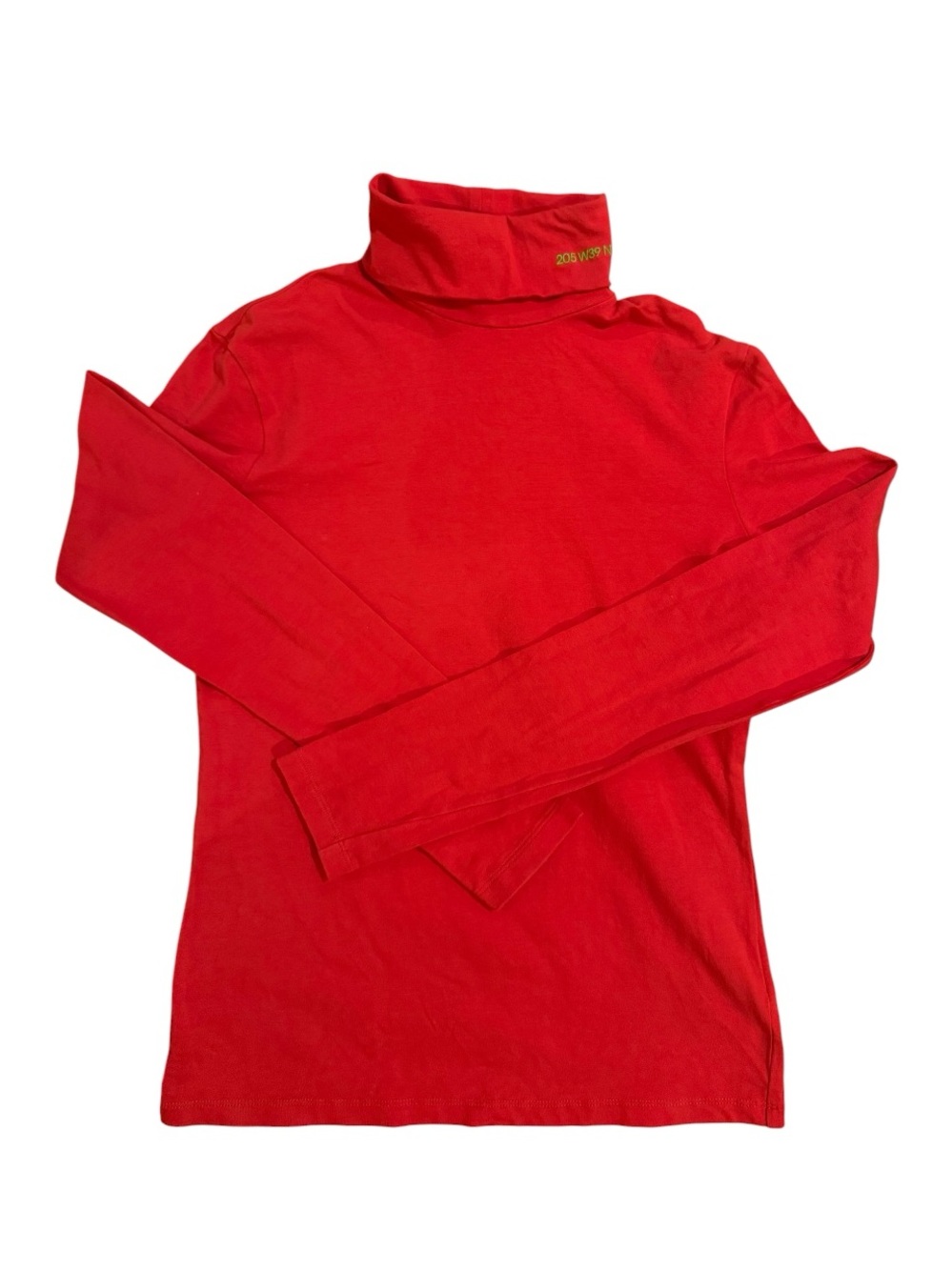 Calvin Klein 205W39NYC x Raf Simons - Red Turtleneck Long Sleeve Top (Medium)